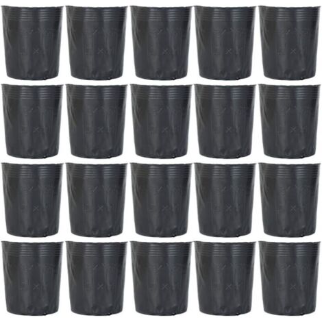 Lot de 300 pots en plastique pour semis et semis 8 x 8 cm H354 (1/5)