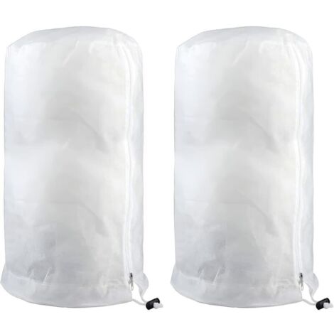 Voile D'hivernage,2 Pièces Voile Hivernage Plante Exterieur,Housse Hivernage Plante Exterieur avec Cordon de Serrage à Glissière,Housse D'hivernage,Housses de Protection pour Plantes 140x200cm (1/5)