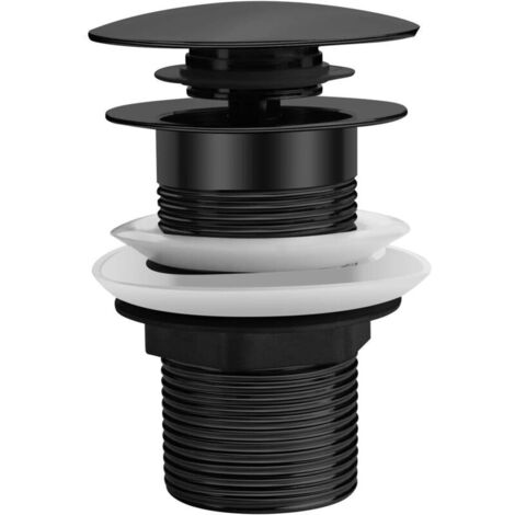 Bonde D'évier Universelle, Bonde De Vidange Pour Éviers Et Meubles Sous-vasque, Bonde De Lavabo À Clapet En Acier Inoxydable, Bonde Sans Trop-plein, Bonde De Lavabo (1/5)