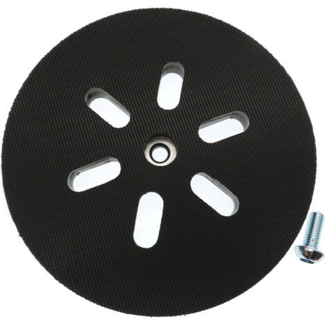 Plateau de ponçage 150 mm - Pour ponceuse excentrique Bosch Gex 150 Ac, Pex 15 Ae, Gex 150 Turbo - 150 mm avec vis (1/4)