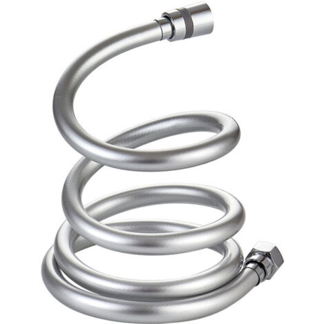 Flexible de douche 1,5 m en PVC durable Anti-torsion 360° Connecteur G 1/2 Résistant à la chaleur jusqu'à 90°C (1/5)