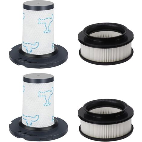 4 Pièces HEPA Filtre de Rechange Ensemble d'accessoires pour Aspirateur Rowenta X-Force Flex 11.60 14.60 15.60 Animal RH9878 RH9898 RH9958 RH99F1 (Remplacement ZR009007 ZR009008) (1/5)