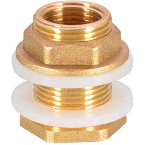 Autres accessoires de robinetterie2 pièces en laiton réservoir d'eau raccord de tuyau adaptateur robinet pluie seau prise en laiton réservoir d'eau prise pour robinet pluie seau réservoir d'eau G1 (1/3)