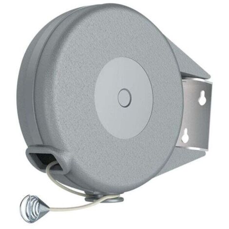 Etendoir à linge rétractable 12 mètres Coque ABS et corde PVC Capacité 15 kg Pour espaces confinés et utilisation intérieure/extérieure (1/5)