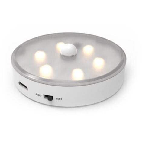 Lot de 3 lampes LED à capteur avec télécommande, adaptées pour escalier, chambre, couloir, placard, éclairage de cuisine (lumière chaude). (1/4)