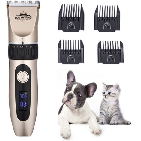Tondeuse pour chien-Tondeuse Chien, Tondeuse électrique pour animaux de compagnie, tondeuse à cheveux pour chien, coupe de cheveux pour chat, kit de toilettage (1/5)