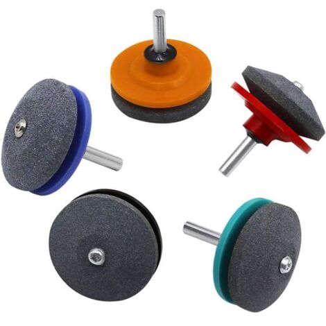 Aiguiseur de Tondeuse à Gazon Peu d'aiguiseur de Lame de Tondeuse à Gazon Réglé Perceuse électrique Manuelle, Aiguiseur D'outil de Jardin (1/5)
