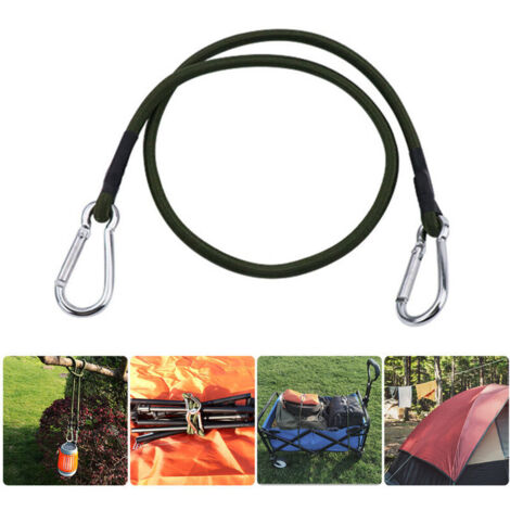 Porte-bagages extérieur Corde à linge Sangle élastique élastique (120cm) (1/5)
