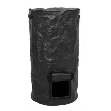 Sac à déchets-Sac de compost organique bacs à compost de jardin cuve de fermentation des déchets réutilisable 45 80 cm 34 gallons
