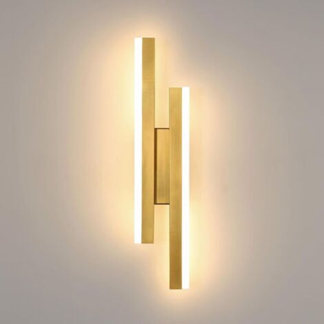 Applique Murale LED Moderne, 16W Or 3 Températures de Couleur, 3000K/4500K/6500K Lampe Murale LED Pour Chambre à Coucher, Salon, Salle à Manger, Couloir, Escaliers (1/5)