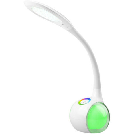 Lampe de bureau LED sensitive multicolore Blanche (1/5)
