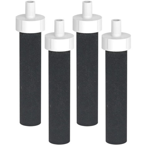 Lot de 4 filtres à eau Brita de rechange – Compatibles avec les filtres à eau Brita BB06 rigides, en acier inoxydable et pour le sport