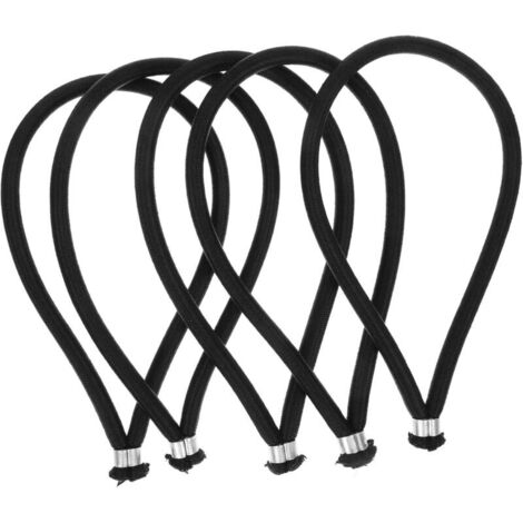 5Pièces Corde Élastique pour Fixation de Tente et Bâche Corde de Tension et Extensible pour Camping et Activités Plein Air (1/5)