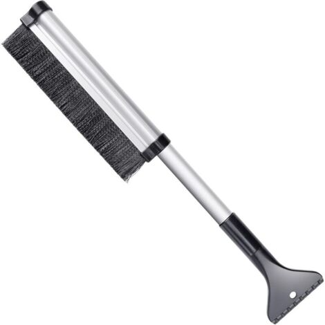 Brosse à neige et grattoir à glace extensible de 24 pouces pour voitures, camions, fourgonnettes et VUS. Rétractable de 24 à 17 pouces pour un rangement facile. (1/5)