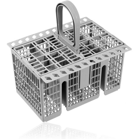 Panier à couverts pour lave-vaisselle (9,5 x 5,4 x 4,8 pouces) pour Hotpoint 99673-8729, C00257140 C00386607, compatible avec GE, Whirlpool, Samsung, BO-SCH, May-May Label, Kitchen-Aid, Ken-more (1/4)