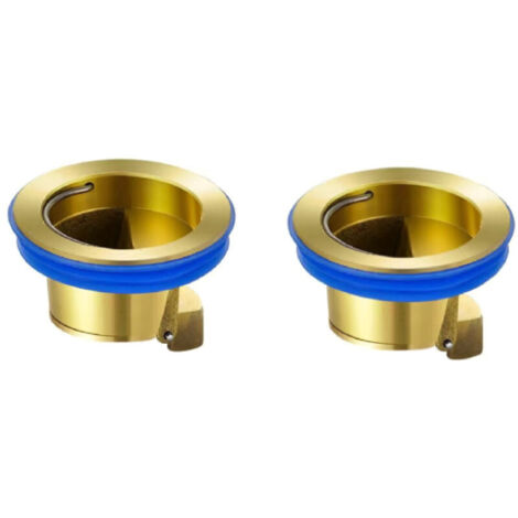Lot de 2 Noyaux de siphon de douche pour sceller les drains de sol et de toilettes - Noyaux désodorisants faciles (1/5)