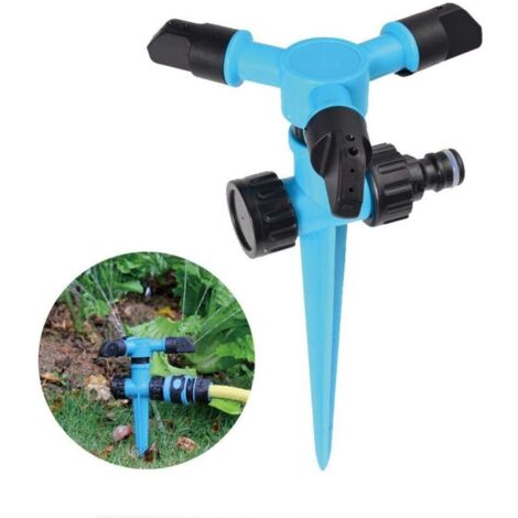 Arroseur de jardin, arroseur automatique de jardin, arroseur oscillant, adapté à la cour, à la pelouse, aux enfants et au jardin, deux modes de pulvérisation d'eau, rotation à 360° (1/5)
