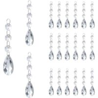 Perles de Cristal 24Pcs Decoration Noel Sapin de Noel Decoration Noel Interieur Deco Noel Interieur Décoration Noel Intérieur Decoration Sapin Noel Decoration Interieur pour Sapins de Noël