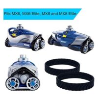 4 Chenilles de remplacement pour Robots MX8 et MX6 zodiac