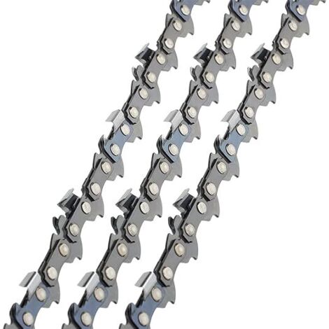 Chaine tronconneuse 4 x Chaîne de tronçonneuse 35cm 3/8" 52 Maillons d'Entraînement 1,3 mm pour Makita Einhell Dolmar accessoire pour tronçonneuse (1/5)