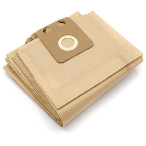 Vhbw – Lot de 10 sacs en papier pour aspirateur Nilfisk GD 1000, 1000 Series, 1005, 1010, 111 – Compatible avec modèles 710, 910, 911 - VHBW 10 X