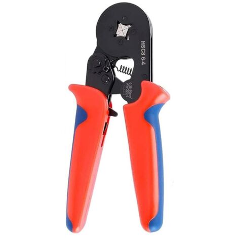 Pince à sertir, Pinces à Sertir à Cliquet a 0,25-10 mm²/AWG 23-7, Outils de Sertissage Cosses Electriques à cliquet auto-réglable pour réparation électrique et sertissage de câble (1/5)