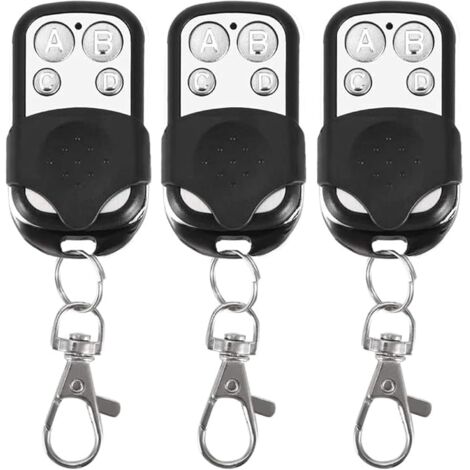 INHHUB Lot de 3 télécommandes universelles, à Code Fixe, avec fréquence de 433,92 MHz, pour Portail Automatique (1/5)