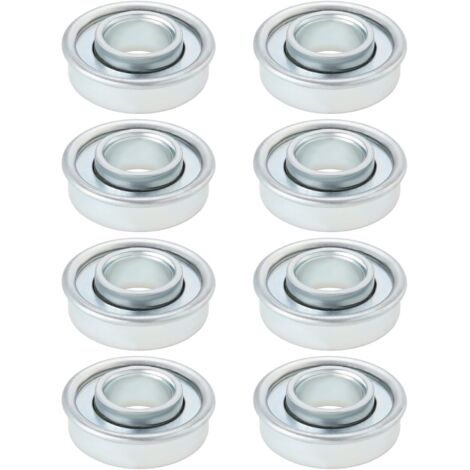 Lot de 8PCS Roulements de Chariot Robustes Roulements de Roue OD 35 Mm ID 16 Mm H 12 Mm pour La Plupart des Modèles de Chariot Robuste Argent (1/5)