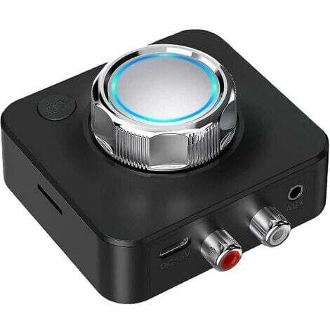 Récepteur audio Bluetooth 5.0, adaptateur audio sans fil Bluetooth stéréo pour récepteur stéréo avec 3,5 mm Rca 3d Bass Mode Tf Card pour la diffusion de musique à domicile--INHHUB (1/4)