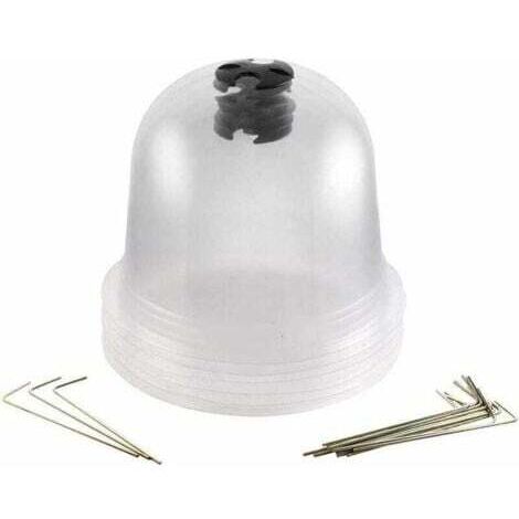 Cloches à salades Plastique - Lot de 6 INHHUB (1/4)