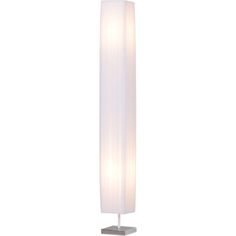 Lampadaire lampe sur pied de salon style moderne lampadaire sur pied avec interrupteur pour salon et chambre 120 cm blanc