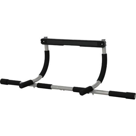 Barre poussante-tirante pour porte, installation sans vis et cadre en tubes en acier, poids maximal : 110 kg (1/5)