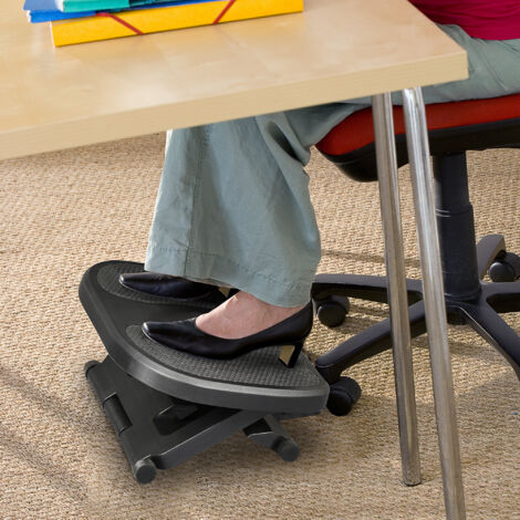 Appui-pied avec hauteur et angle réglables, repose-pieds avec surface ...