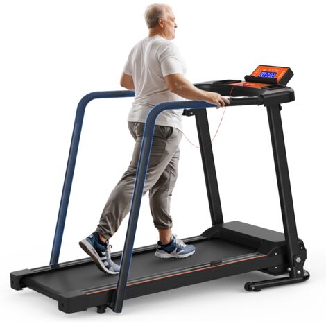 Tapis de course pliable portable pour seniors avec option APP,structure stable capacité de charge 120 kg