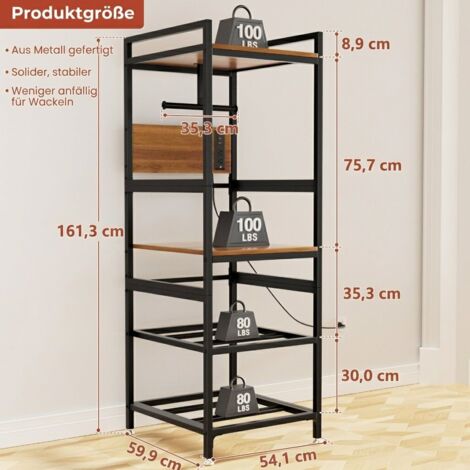 Poste de travail pour imprimante 3D à cadre métallique. Rangement de filament et connecteur d’alimentation intégrés,ouvert pour maison et atelier. (1/5)