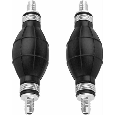 Poire D'amorçage - 6 mm - Pour Pompe À Carburant - Bateau Automobile Jardinage Kart - Lot De 2 (1/5)