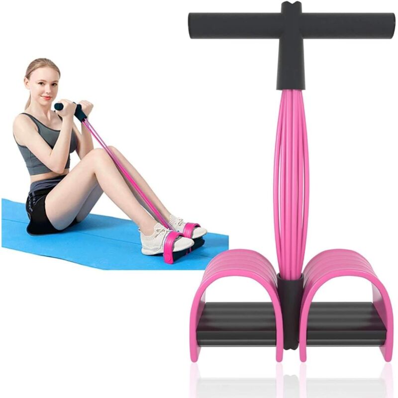 Corde De Traction élastique YGMXZL – 6 Tubes, Mousse NBR Et Latex TPR – Renforcement Abdos, Bras, Jambes – Portable, Multifonction