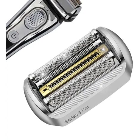 Tête de rasoir électrique Braun 94M de rechange, pour rasoirs électriques pour hommes Series 9 Pro et Series 9, 9293s 9260s 9295cc 9290cc 9370cc, 9385cc, 9390cc, 9330s, 9291cc, 9296cc,argent