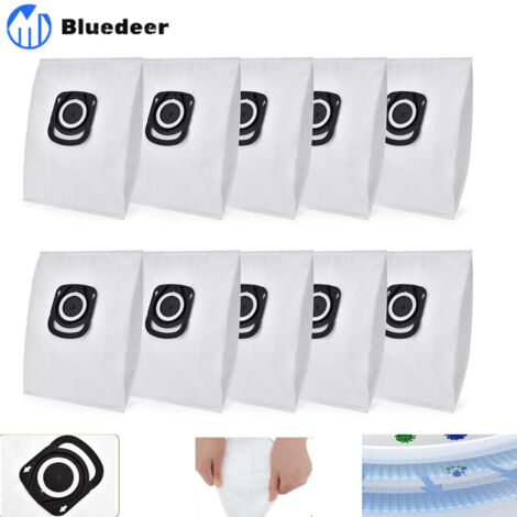 Lot de 10 sacs d'aspirateur - Pour Rowenta Hygiene + ZR200520, Pour Rowenta Compact Power, X-Trem Power et Silence Force (RO64xx RO63xx RO68xx RO39xx) (1/5)