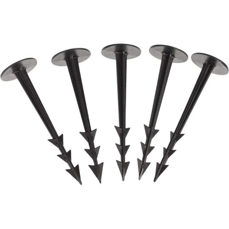 Lot de 100 TerraPEG piquets de Fixation pour Jardin pour la Fixation des Tissus Anti Mauvaises Herbes (1/5)
