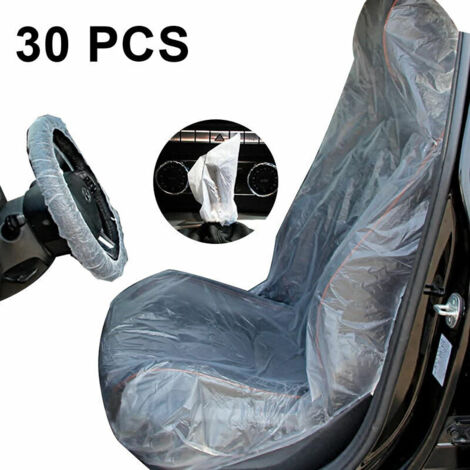 Matériel et aménagement de l'atelier Couvre-volant opaque en plastique jetable direct, carton, universel pour voitures, camions (1/5)