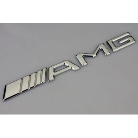 Chrome Black Series AMG Emblemaufkleber für den Kofferraum aller Mercedes AMG Modelle