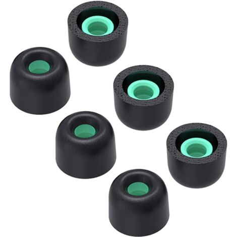 Ohrpolster aus Memory-Schaum für Sony WF-1000XM4 Bluetooth-Kopfhörer, schwarz – Größe M (1/4)