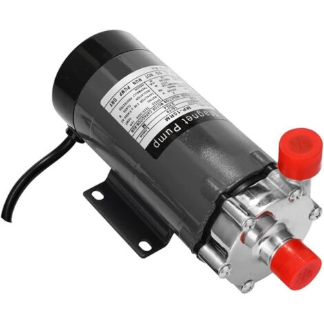 Hochtemperaturbeständige Magnetpumpe aus Edelstahl, professioneller Einsatz beim Bierbrauen und in der Lebensmittelindustrie.