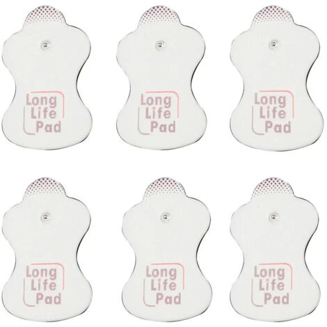 Set of 12 Replacement Pads (6 Pairs) – Long-lasting Elepuls Pads for Omron Massagers
