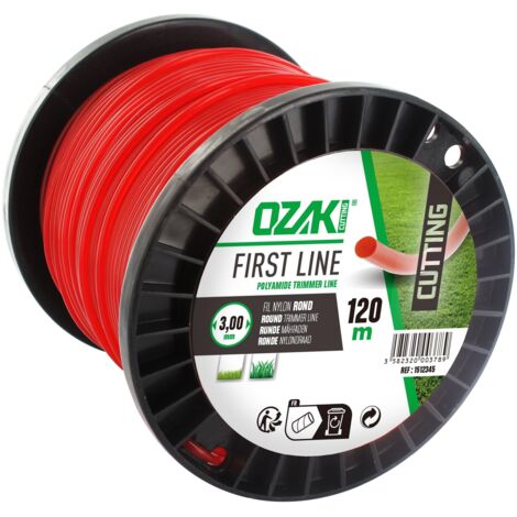 Bobine fil nylon rond OZAKI 120 m diamètre 3,00 mm (1/2)