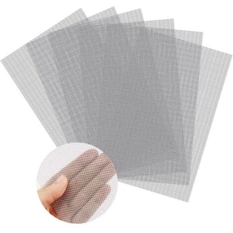 ZVD 6 Pcs Grillage Anti-insecte Grillage Fin en Inox Acier Treillis Métallique Anti-rouille Grillage Petite Maille Anti-corrosion Treillis Jardin Maille Fine pour Filtre Gouttière Jardin-3020cm (1/4)