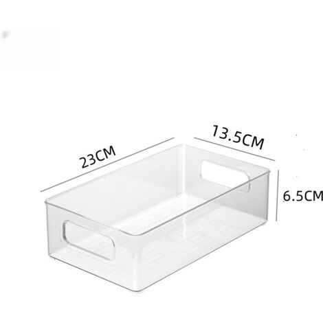 boite de rangement en acrylique transparent plastique rectangulaire pour bureau organisation petits objets (1/3)