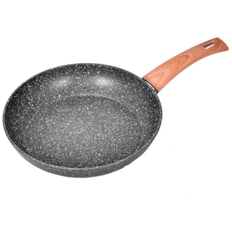 poele antiadhesive pierre de lave pour usage domestique cuisson steaks oeufs convient cuisieres a gaz et induction