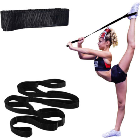 sangle de yoga pour etirement sportif et du dos accessoire d'etirement lombaire corde de yoga fitness (1/3)